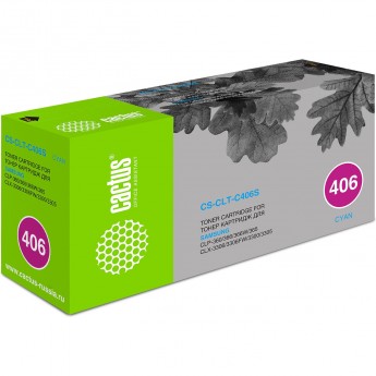 Лазерный картридж CACTUS CS-CLT-C406S (CLT-C406S) для Samsung CLP360, 365, 365w; Xpress C410w, C460w, голубой, 1 000 стр. Лазерный картридж CACTUS CS-CLT-C406S (CLT-C406S) для Samsung CLP360, 365, 365w; Xpress C410w, C460w, голубой, 1 000 стр.