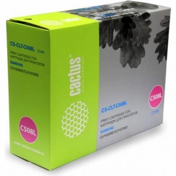 Лазерный картридж CACTUS CS-CLT-C508L (CLT-C508L) для Samsung CLP615, 615nd, 620, 620nd, 670, 670nd; CLX6220, 6220fx, 6250, 6250fx, голубой, 4 000 стр. Лазерный картридж CACTUS CS-CLT-C508L (CLT-C508L) для Samsung CLP615, 615nd, 620, 620nd, 670, 670nd; CLX6220, 6220fx, 6250, 6250fx, голубой, 4 000 стр.