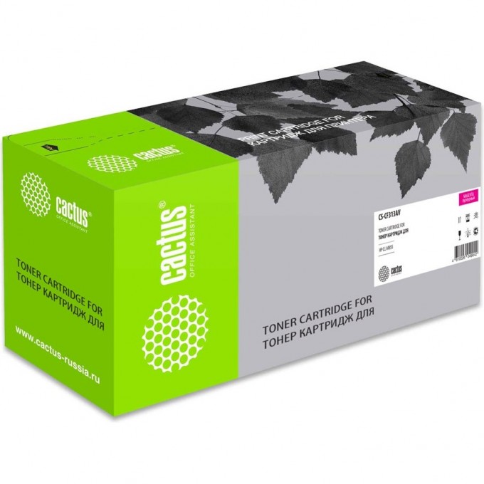 Лазерный картридж CACTUS CS-CF313AV (HP 826A) для HP Color LaserJet Ent M855, пурпурный, 31 500 стр. CS-CF313AV-1