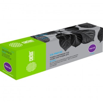 Лазерный картридж CACTUS CS-TN213C (TN-213C) для Brother HL 3230, DCP 3550, MFC 3770, голубой, 1 300 стр. Лазерный картридж CACTUS CS-TN213C (TN-213C) для Brother HL 3230, DCP 3550, MFC 3770, голубой, 1 300 стр.
