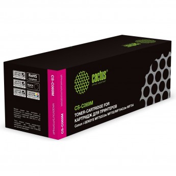Лазерный картридж CACTUS CS-C069M для Canon i-SENSYS MF752Cdw MF752, MF754Cdw MF754 1'900 стр пурпурный Лазерный картридж CACTUS CS-C069M для Canon i-SENSYS MF752Cdw MF752, MF754Cdw MF754 1'900 стр пурпурный