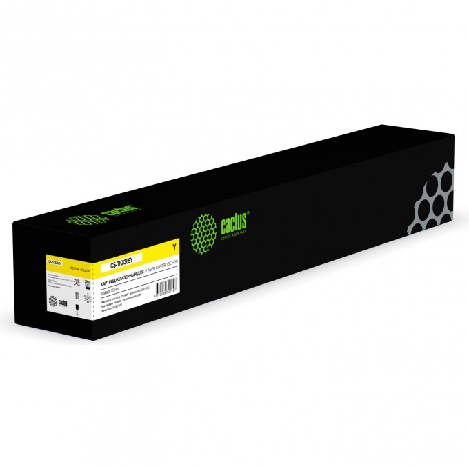 Лазерный картридж CACTUS для Kyocera TASKalfa 2554ci, желтый, 12 000 стр. CS-TK8365Y Лазерный картридж CACTUS для Kyocera TASKalfa 2554ci, желтый, 12 000 стр. CS-TK8365Y