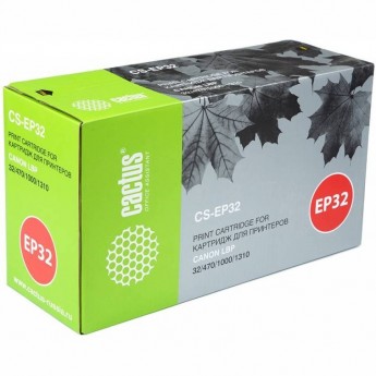 Лазерный картридж CACTUS CS-EP32 (EP-32) для Canon LBP 32, 32x, 470, 1000, 1310, черный, 5 000 стр. Лазерный картридж CACTUS CS-EP32 (EP-32) для Canon LBP 32, 32x, 470, 1000, 1310, черный, 5 000 стр.