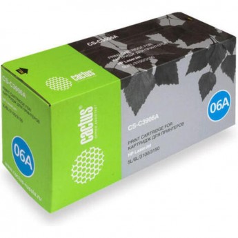 Лазерный картридж CACTUS CS-C3906AR (HP 06A) для HP LaserJet 5L, 6L, 3100, 3100SE, 3100Xi, 3150, 3150 AiO, 3150se AiO, 3150xi AiO, черный, 2 500 стр. Лазерный картридж CACTUS CS-C3906AR (HP 06A) для HP LaserJet 5L, 6L, 3100, 3100SE, 3100Xi, 3150, 3150 AiO, 3150se AiO, 3150xi AiO, черный, 2 500 стр.