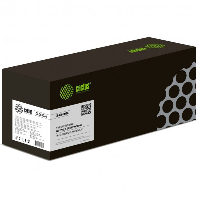 Лазерный картридж CACTUS (HP 124A) для HP Color LaserJet 1600, 2600, 2600n, 2605, 2605dn, CM1015, CM1015 MFP, CM1017, желтый, 2 000 стр. CS-Q6002A Лазерный картридж CACTUS (HP 124A) для HP Color LaserJet 1600, 2600, 2600n, 2605, 2605dn, CM1015, CM1015 MFP, CM1017, желтый, 2 000 стр. CS-Q6002A
