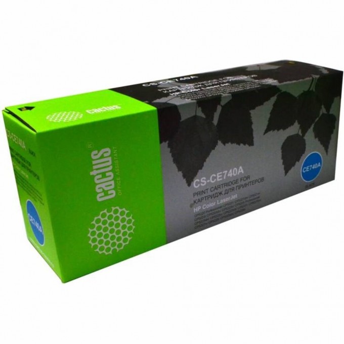 Лазерный картридж CACTUS (HP 307A) для принтеров HP Color LaserJet CP5220 Professional, CP5221, CP5223, CP5225 Professional, CP5225dn, CP5225sn, CP5227, CP5229, черный, 7 000 стр. CS-CE740A