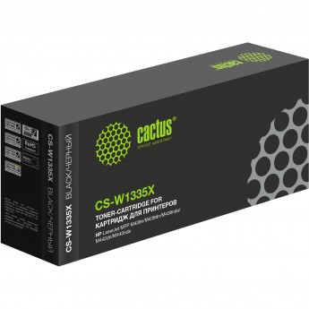 Лазерный картридж CACTUS CS-W1335X (HP 335X) для HP LaserJet MFP M438n, M438dn, M438nda, M442dn, M443nda, черный, увеличенной емкости, 13 700 стр. Лазерный картридж CACTUS CS-W1335X (HP 335X) для HP LaserJet MFP M438n, M438dn, M438nda, M442dn, M443nda, черный, увеличенной емкости, 13 700 стр.