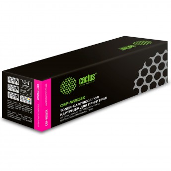 Лазерный картридж CACTUS CSP-W2033X (HP 415X) для HP LJ M454, MFP M479, пурпурный, 6 000 стр. Лазерный картридж CACTUS CSP-W2033X (HP 415X) для HP LJ M454, MFP M479, пурпурный, 6 000 стр.