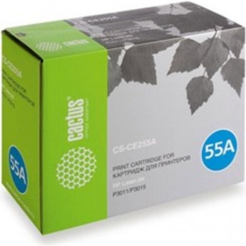 Лазерный картридж CACTUS CS-CE255A (HP 55A) для HP LaserJet M521 500, M521dn (A8P79A), M521dw (A8P80A), M525, M525c, M525dn, M525f, P3010, P3015, P3015d, P3015dn, P3015n, P3015x, черный, 6 000 стр. Лазерный картридж CACTUS CS-CE255A (HP 55A) для HP LaserJet M521 500, M521dn (A8P79A), M521dw (A8P80A), M525, M525c, M525dn, M525f, P3010, P3015, P3015d, P3015dn, P3015n, P3015x, черный, 6 000 стр.