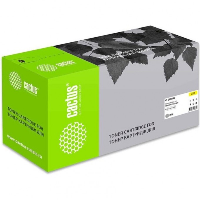 Лазерный картридж CACTUS (HP 643A) для принтеров HP Color LaserJet 4700, 4700DN, 4700DTN, 4700HDN, 4700N, 4700PH Plus, желтый, 10 000 стр. CS-Q5952A Лазерный картридж CACTUS (HP 643A) для принтеров HP Color LaserJet 4700, 4700DN, 4700DTN, 4700HDN, 4700N, 4700PH Plus, желтый, 10 000 стр. CS-Q5952A