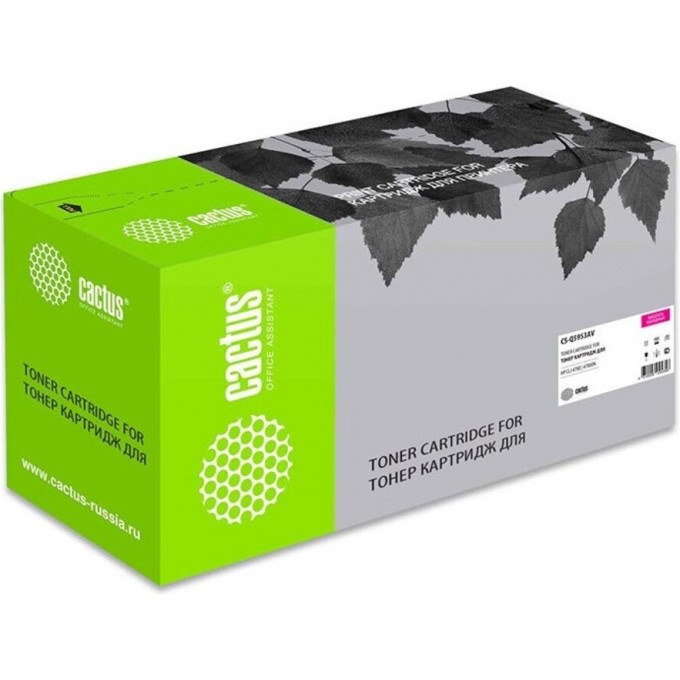Лазерный картридж CACTUS (HP 643A) для принтеров HP Color LaserJet 4700, 4700DN, 4700DTN, 4700HDN, 4700N, 4700PH Plus, пурпурный, 10 000 стр. CS-Q5953A