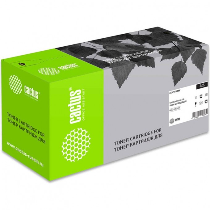 Лазерный картридж CACTUS (HP 645A) для HP Color LaserJet 5500, 5500dn, 5500dtn, 5500hdn, 5500tdn, 5500n, 5550, 5550dn, 5550dtn, 5550hdn, 5550n, черный, 13 000 стр. CS-C9730AV