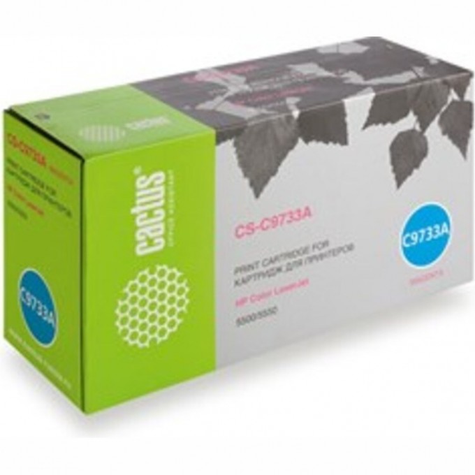 Лазерный картридж CACTUS (HP 645A) для HP Color LaserJet 5500, 5500DN, 5500DTN, 5500HDN, 5500TDN, 5500N, 5550, 5550DN, 5550DTN, 5550HDN, 5550N, пурпурный, 12 000 стр. CS-C9733AR
