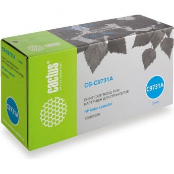Лазерный картридж CACTUS CS-C9731A (HP 645A) для принтеров HP Color LaserJet 5500, 5500DN, 5500DTN, 5500HDN, 5500TDN, 5500N, 5550, 5550DN, 5550DTN, 5550HDN, 5550N, голубой, 12 000 стр. Лазерный картридж CACTUS CS-C9731A (HP 645A) для принтеров HP Color LaserJet 5500, 5500DN, 5500DTN, 5500HDN, 5500TDN, 5500N, 5550, 5550DN, 5550DTN, 5550HDN, 5550N, голубой, 12 000 стр.