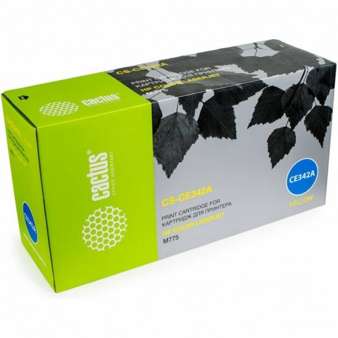 Лазерный картридж CACTUS (HP 651A) для принтеров HP Color LaserJet M775 (Enterprise 700 color), M775dn MFP, M775f MFP, M775z MFP, M775zplus MFP, желтый, 16 000 стр. CS-CE342A Лазерный картридж CACTUS (HP 651A) для принтеров HP Color LaserJet M775 (Enterprise 700 color), M775dn MFP, M775f MFP, M775z MFP, M775zplus MFP, желтый, 16 000 стр. CS-CE342A
