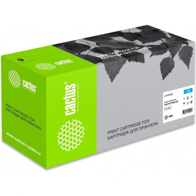 Лазерный картридж CACTUS (HP 654A) для HP Color LaserJet M651 Enterprise, M651dn Enterprise (CZ256A), голубой, 15 000 стр. CS-CF331AV Лазерный картридж CACTUS (HP 654A) для HP Color LaserJet M651 Enterprise, M651dn Enterprise (CZ256A), голубой, 15 000 стр. CS-CF331AV