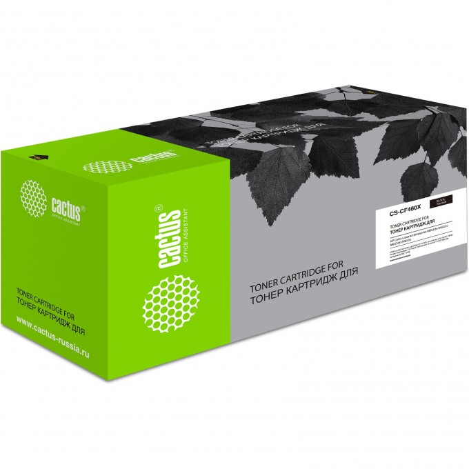 Лазерный картридж CACTUS (HP 656X) для HP Color LaserJet M652dn, M652n, M653dn, M653x, черный, увеличенной емкости, 27 000 стр. CS-CF460X Лазерный картридж CACTUS (HP 656X) для HP Color LaserJet M652dn, M652n, M653dn, M653x, черный, увеличенной емкости, 27 000 стр. CS-CF460X