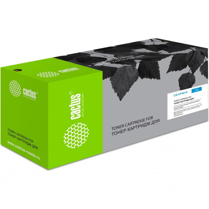 Лазерный картридж CACTUS (HP 656X) для HP Color LaserJet M652dn, M652n, M653dn, M653x, голубой, увеличенной емкости, 22 000 стр. CS-CF461X Лазерный картридж CACTUS (HP 656X) для HP Color LaserJet M652dn, M652n, M653dn, M653x, голубой, увеличенной емкости, 22 000 стр. CS-CF461X