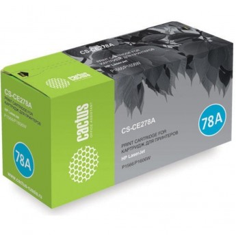 Лазерный картридж CACTUS CS-CE278A (HP 78A) для HP LaserJet M1536 MFP Pro, M1536dnf MFP Pro, P1560 Pro, P1566 Pro, P1600 Pro, P1606 Pro, черный, 2 100 стр. Лазерный картридж CACTUS CS-CE278A (HP 78A) для HP LaserJet M1536 MFP Pro, M1536dnf MFP Pro, P1560 Pro, P1566 Pro, P1600 Pro, P1606 Pro, черный, 2 100 стр.