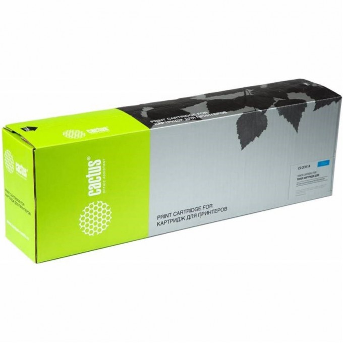Лазерный картридж CACTUS (HP 826A) для HP Color LaserJet M855 Enterprise, M855dn (A2W77A), M855xh (A2W78A), M855x+ (A2W79A), M855x+ NFC Enterprise, голубой, 31 500 стр. CS-CF311A Лазерный картридж CACTUS (HP 826A) для HP Color LaserJet M855 Enterprise, M855dn (A2W77A), M855xh (A2W78A), M855x+ (A2W79A), M855x+ NFC Enterprise, голубой, 31 500 стр. CS-CF311A