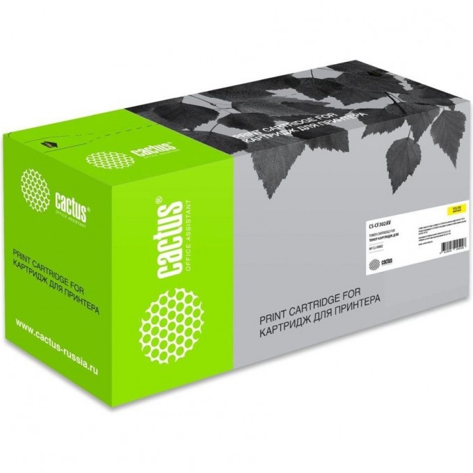 Лазерный картридж CACTUS (HP 827A) для HP Color LaserJet M880 (Enterprise flow MFP), M880z (A2W75A), M880z+ (A2W76A), желтый, 32 000 стр. CS-CF302AV