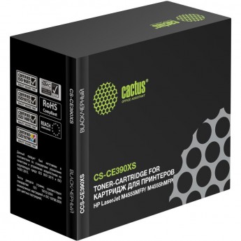 Лазерный картридж CACTUS CS-CE390XS (HP 90X) для HP LaserJet M602dn, M602n, M602x, M603dn, M603n, M603xh, M4555, M4555dn, M4555f, M4555fskm, M4555h, черный, увеличенной емкости, 24 000 стр. Лазерный картридж CACTUS CS-CE390XS (HP 90X) для HP LaserJet M602dn, M602n, M602x, M603dn, M603n, M603xh, M4555, M4555dn, M4555f, M4555fskm, M4555h, черный, увеличенной емкости, 24 000 стр.