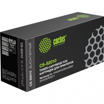 Лазерный картридж CACTUS CS-S2010 (ML-2010D3) для Samsung ML1615, 2010, 2010p, 2010r, 2015, 2510, 2570, 2571, 2571n, черный. 3 000 стр. Лазерный картридж CACTUS CS-S2010 (ML-2010D3) для Samsung ML1615, 2010, 2010p, 2010r, 2015, 2510, 2570, 2571, 2571n, черный. 3 000 стр.