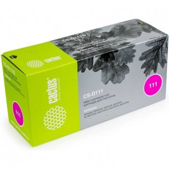 Лазерный картридж CACTUS CS-D111LN (MLT-D111L) для Samsung Xpress M2020, M2020w, M2021, M2021w, M2022, M2022w, M2070, M2070f, M2070fw, M2070w, M2071, M2071f, M2071fh, M2071fw, черный, 1 800 стр. Лазерный картридж CACTUS CS-D111LN (MLT-D111L) для Samsung Xpress M2020, M2020w, M2021, M2021w, M2022, M2022w, M2070, M2070f, M2070fw, M2070w, M2071, M2071f, M2071fh, M2071fw, черный, 1 800 стр.