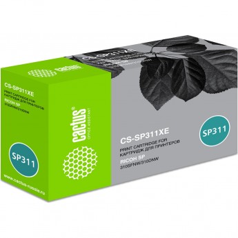 Лазерный картридж CACTUS CS-SP311XE (SP 311XE) для Ricoh Aficio SP 311DN, SP 311DNw, SP 311N, SP 311SFN, SP 311SFNw, SP 325DNw, SP 325SFNw, SP 325SNw, черный, 6 400 стр. Лазерный картридж CACTUS CS-SP311XE (SP 311XE) для Ricoh Aficio SP 311DN, SP 311DNw, SP 311N, SP 311SFN, SP 311SFNw, SP 325DNw, SP 325SFNw, SP 325SNw, черный, 6 400 стр.