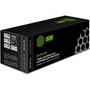 Лазерный картридж CACTUS CS-TK1140 (TK-1140) для принтеров Kyocera Mita M2035 Ecosys, M2035dn Ecosys, M2535 Ecosys, M2535dn Ecosys, Mita FS 1035 MFP, 1035 MFP DP, 1135, 1135 MFP, черный, 7 200 стр. Лазерный картридж CACTUS CS-TK1140 (TK-1140) для принтеров Kyocera Mita M2035 Ecosys, M2035dn Ecosys, M2535 Ecosys, M2535dn Ecosys, Mita FS 1035 MFP, 1035 MFP DP, 1135, 1135 MFP, черный, 7 200 стр.