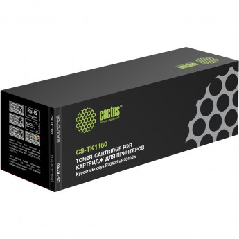 Лазерный картридж CACTUS CS-TK1160 (TK-1160) для Kyocera Ecosys P2040dn, P2040dw, черный, 7 200 стр. Лазерный картридж CACTUS CS-TK1160 (TK-1160) для Kyocera Ecosys P2040dn, P2040dw, черный, 7 200 стр.