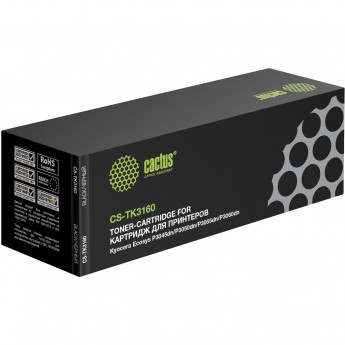 Лазерный картридж CACTUS CS-TK3160 (TK-3160) для Kyocera Mita Ecosys P3045dn, P3050dn, P3055dn, P3060dn, m3145dn, m3645dn, черный, 12 500 стр. Лазерный картридж CACTUS CS-TK3160 (TK-3160) для Kyocera Mita Ecosys P3045dn, P3050dn, P3055dn, P3060dn, m3145dn, m3645dn, черный, 12 500 стр.