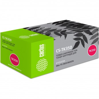 Лазерный картридж CACTUS CS-TK350 (TK-350) для принтеров Kyocera Mita FS 3040, 3040 MFP, 3040 MFP+, 3140, 3140 MFP, 3140 MFP+, 3540, 3540 MFP, 3640, 3640 MFP, 3920, 3920dn, черный, 15 000 стр. Лазерный картридж CACTUS CS-TK350 (TK-350) для принтеров Kyocera Mita FS 3040, 3040 MFP, 3040 MFP+, 3140, 3140 MFP, 3140 MFP+, 3540, 3540 MFP, 3640, 3640 MFP, 3920, 3920dn, черный, 15 000 стр.