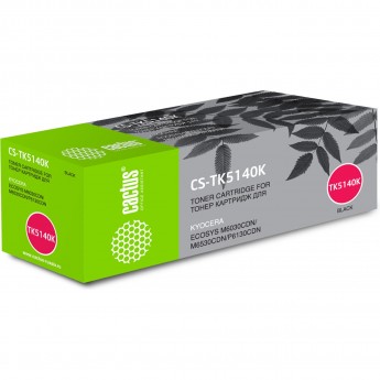 Лазерный картридж CACTUS CS-TK5140K (TK-5140K) для Kyocera Ecosys M6030cdn, M6530cdn, P6130cdn, черный, 7 000 стр. Лазерный картридж CACTUS CS-TK5140K (TK-5140K) для Kyocera Ecosys M6030cdn, M6530cdn, P6130cdn, черный, 7 000 стр.