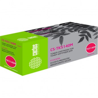 Лазерный картридж CACTUS CS-TK5140M (TK-5140M) для Kyocera Ecosys M6030cdn, M6530cdn, P6130cdn, пурпурный, 5 000 стр. Лазерный картридж CACTUS CS-TK5140M (TK-5140M) для Kyocera Ecosys M6030cdn, M6530cdn, P6130cdn, пурпурный, 5 000 стр.