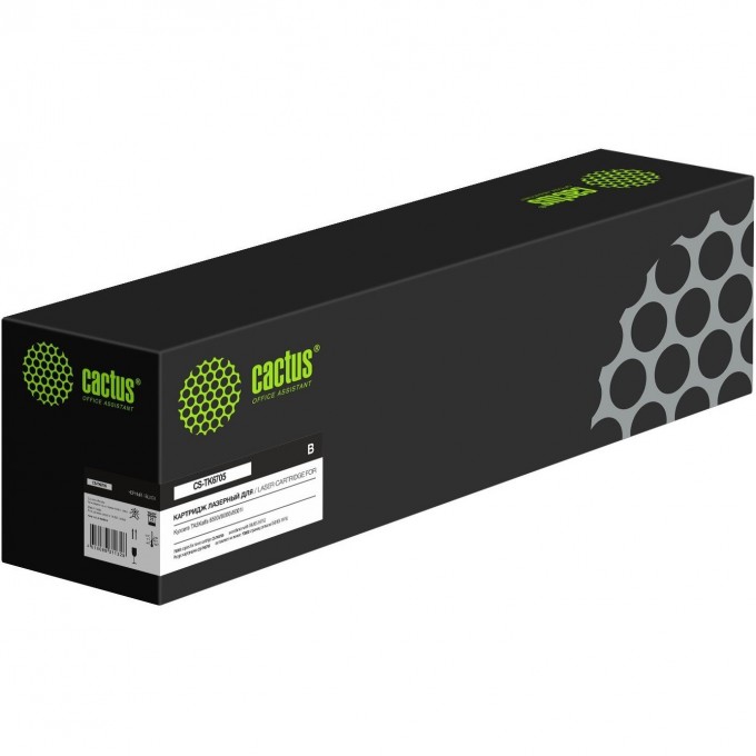 Лазерный картридж CACTUS (TK-6705) для Kyocera 6500i, 8000i, черный, 70 000 стр. CS-TK6705 Лазерный картридж CACTUS (TK-6705) для Kyocera 6500i, 8000i, черный, 70 000 стр. CS-TK6705