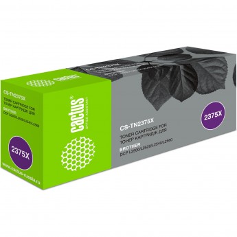 Лазерный картридж CACTUS CS-TN2375X (TN-2375) для Brother DCP L2500, L2520, L2540, L2560, черный, увеличенной емкости, 5 200 стр. Лазерный картридж CACTUS CS-TN2375X (TN-2375) для Brother DCP L2500, L2520, L2540, L2560, черный, увеличенной емкости, 5 200 стр.