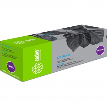 Лазерный картридж CACTUS CS-TN241C (TN-241C) для принтеров Brother HL 3140cw, 3150cdw, 3170cdw; DCP 9015cdw, DCP 9020cdw; MFC 9140cdn, 9330cdw, 9340cdw, голубой, 1 400 стр. Лазерный картридж CACTUS CS-TN241C (TN-241C) для принтеров Brother HL 3140cw, 3150cdw, 3170cdw; DCP 9015cdw, DCP 9020cdw; MFC 9140cdn, 9330cdw, 9340cdw, голубой, 1 400 стр.