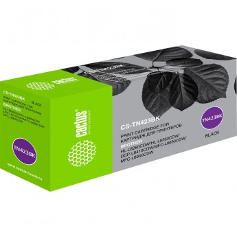 Лазерный картридж CACTUS CS-TN423BK (TN-423BK) для Brother DCP L8410cdw; HL L8260cdw, L8360cdw; MFC L8690cdw, L8900cdw, черный, 6 500 стр. Лазерный картридж CACTUS CS-TN423BK (TN-423BK) для Brother DCP L8410cdw; HL L8260cdw, L8360cdw; MFC L8690cdw, L8900cdw, черный, 6 500 стр.