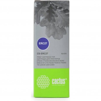 Матричный картридж CACTUS CS-ERC27 для Epson ERC 27, черный Матричный картридж CACTUS CS-ERC27 для Epson ERC 27, черный