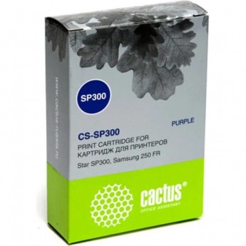 Матричный картридж CACTUS CS-SP300 для Samsung Star SP300, 250 FR, фиолетовый Матричный картридж CACTUS CS-SP300 для Samsung Star SP300, 250 FR, фиолетовый