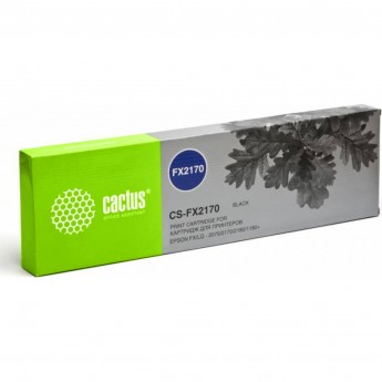 Матричный картридж CACTUS CS-FX2170 (S015086) для Epson FX LQ-2070, 2170, 2180, 1180, черный Матричный картридж CACTUS CS-FX2170 (S015086) для Epson FX LQ-2070, 2170, 2180, 1180, черный