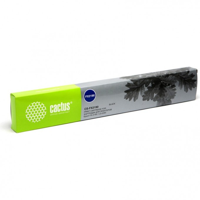 Матричный картридж CACTUS (S015327) для Epson FX-2190, LQ-2090, черный CS-FX2190 Матричный картридж CACTUS (S015327) для Epson FX-2190, LQ-2090, черный CS-FX2190