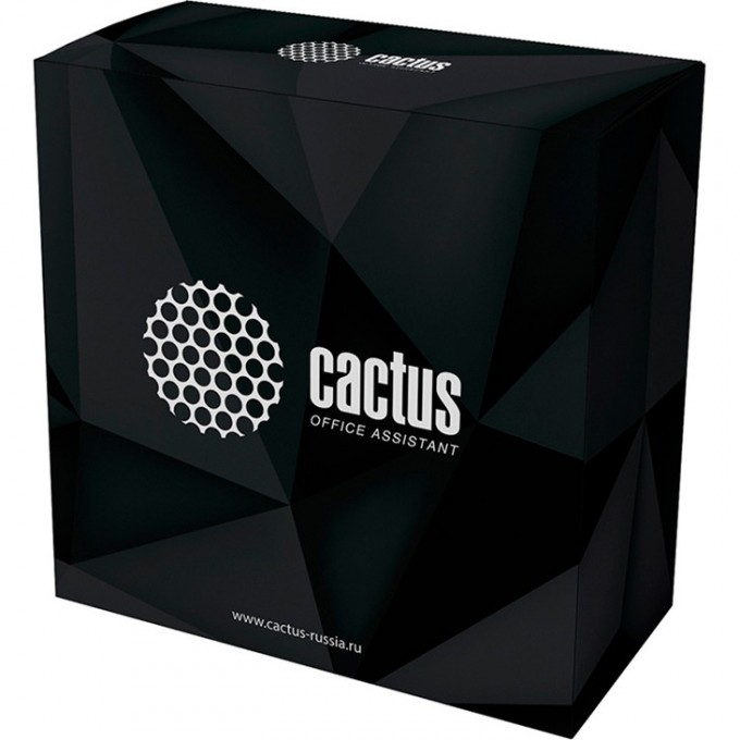 Пластик для 3D-принтера CACTUS PETG d1.75мм, прозрачный оранжевый, 0.75кг 1цв. CS-3D-PETG-750-T-ORG