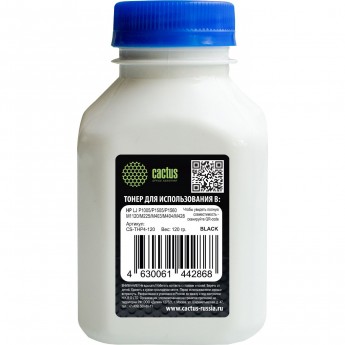 Тонер CACTUS CS-THP4-120 для заправки картриджей CE285A, CE278A, CB435A, CB436A CS-THP4-120, черный, флакон 120 гр. Тонер CACTUS CS-THP4-120 для заправки картриджей CE285A, CE278A, CB435A, CB436A CS-THP4-120, черный, флакон 120 гр.
