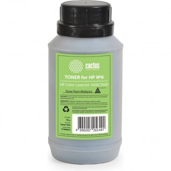 Тонер для принтера CACTUS CS-THP6BK-95 для картриджа HP Q6000A и его аналога Cactus CS-Q6000A, черный, флакон 95 гр. Тонер для принтера CACTUS CS-THP6BK-95 для картриджа HP Q6000A и его аналога Cactus CS-Q6000A, черный, флакон 95 гр.